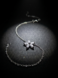 Silver Daisy Diamond Bracelet