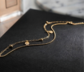 Daisy Duo Layer Beaded Bracelet
