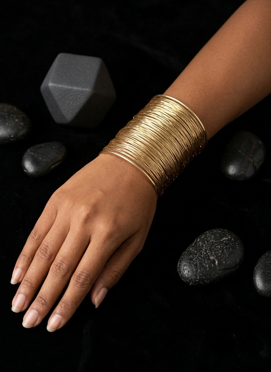 Golden Hand Cuff