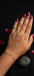 Triple Tulip Hand-Chain